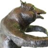 A bronze Bear Sculpture created by Master Sculptor Robert C Hitchcock. Bronze Sculpture by Artist and Master Sculptor Robert C Hitchcock