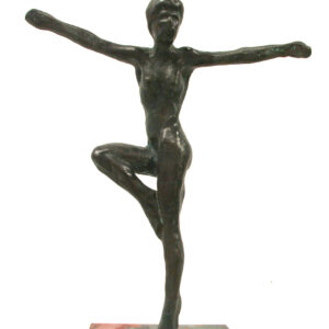 A bronze sculpture of the Dancer created by artist and master sculptor Robert C Hitchcock. Bronze Sculpture by Artist and Master Sculptor Robert C Hitchcock