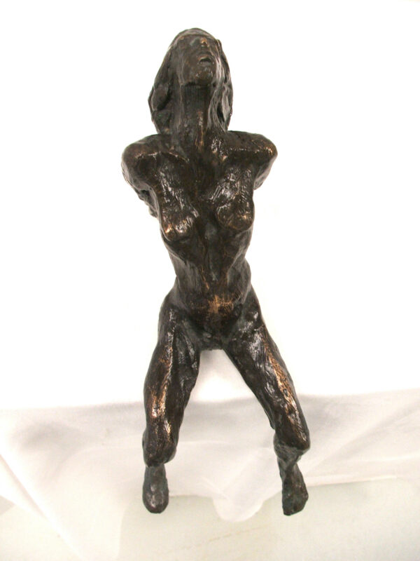 Artist and Master Sculptor Robert C Hitchcock created a stunning bronze sculpture of the Female Nude Seated. Bronze Sculpture by Artist and Master Sculptor Robert C Hitchcock