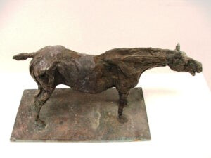 A bronze sculpture of the Horse created by Master Sculptor Robert C Hitchcock. Bronze Sculpture by Artist and Master Sculptor Robert C Hitchcock