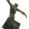 This exquisite bronze sculpture, created by the master sculptor Robert C Hitchcock, depicts a graceful Male Dancer. Bronze Sculpture by Artist and Master Sculptor Robert C Hitchcock