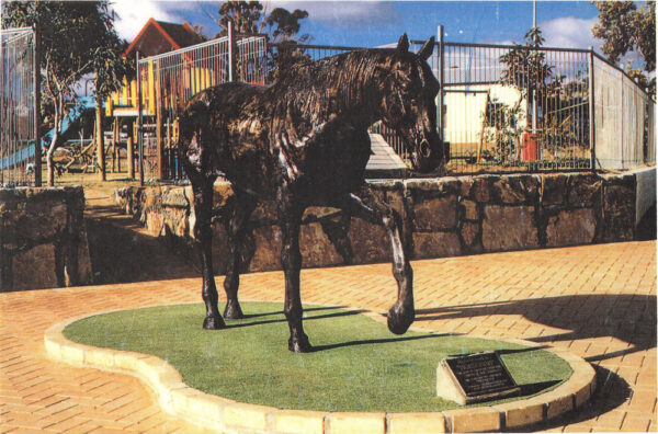 Photo of Norseman - Life-sized bronze horse commissioned statue by sculptor Robert C Hitchcock