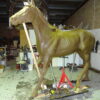 A stunning bronze sculpture of a Life-Size Horse created by the talented artist and master sculptor Robert C Hitchcock in his workshop. Bronze Sculpture by Artist and Master Sculptor Robert C Hitchcock