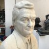 Bob Hawke portrait bust sculpture by Robert C Hitchcock - clay model