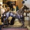 Northerly - Horse | Contemporary Sculpture by artist and master sculptor Robert C Hitchcock in a workshop